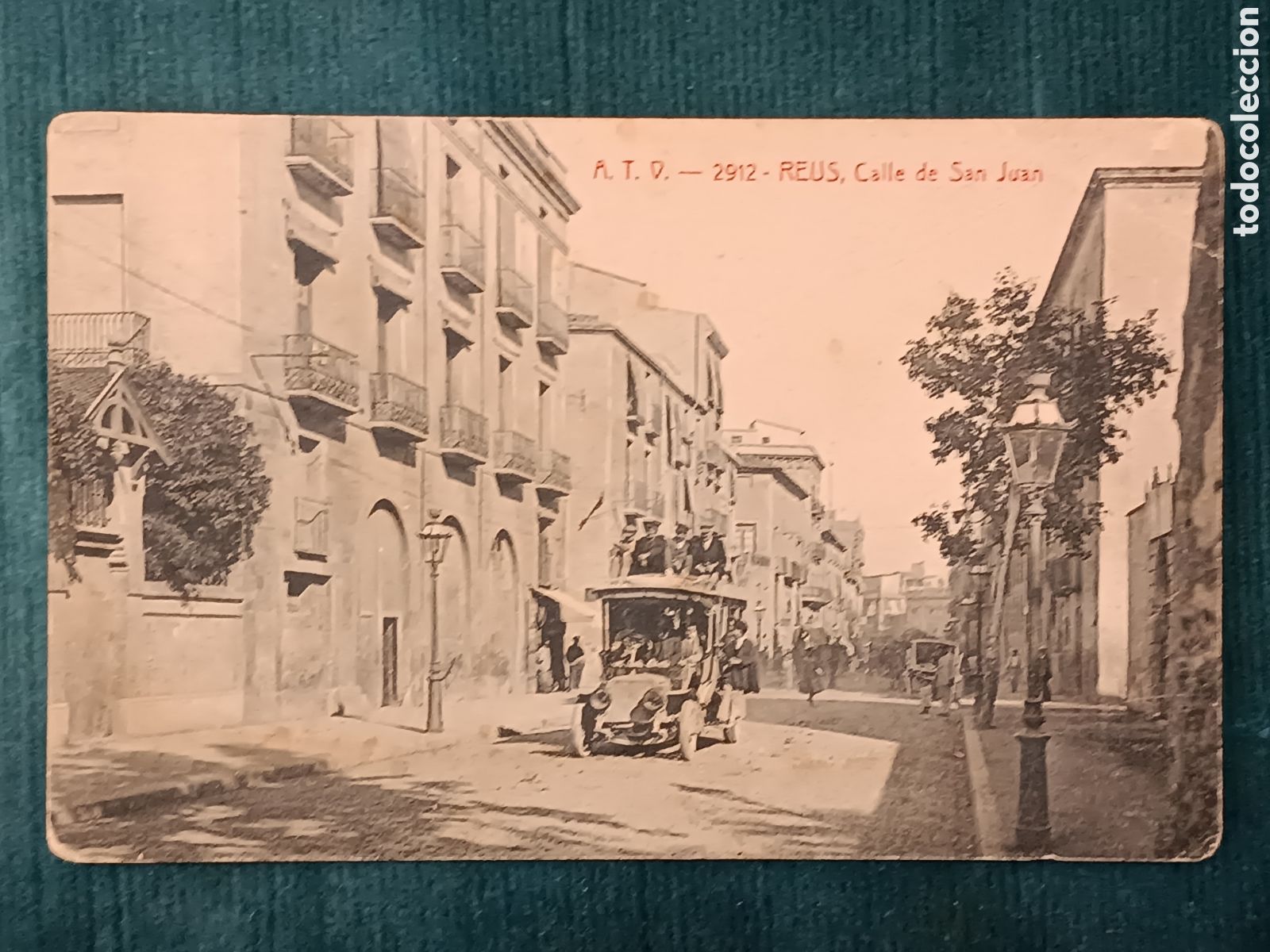 Postales: A.T.V. 2912 REUS. Calle de San Juan