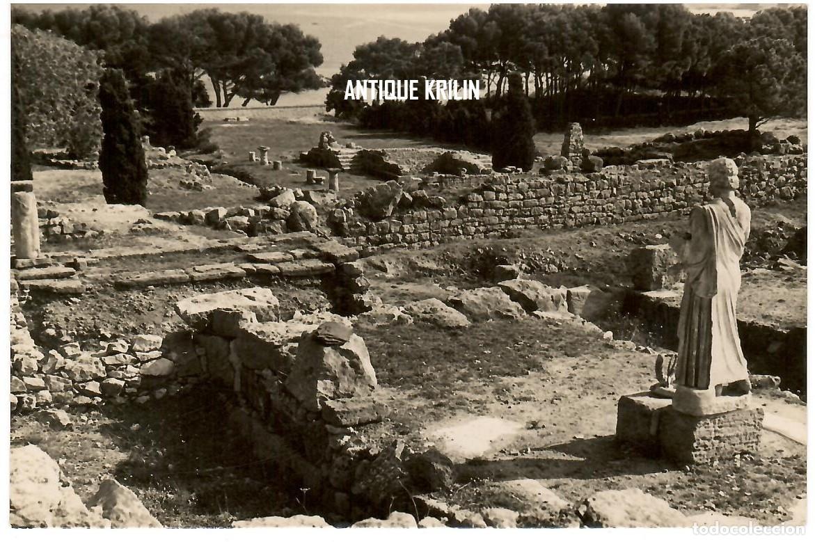 Postcards: COSTA BRAVA / AMPURIAS / EMPORIUN Y ESTATUA ESCOLAPIO / EDI. CYP SERIE I N&ordm; 2016 / SIN FRANQUEAR