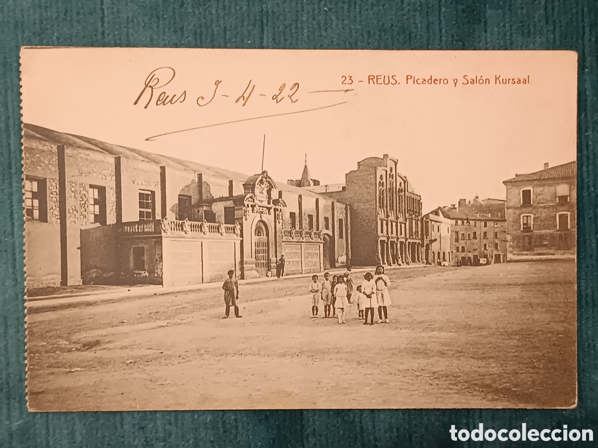Postales: 25 REUS. Picadero y Sal&oacute;n Kursaal