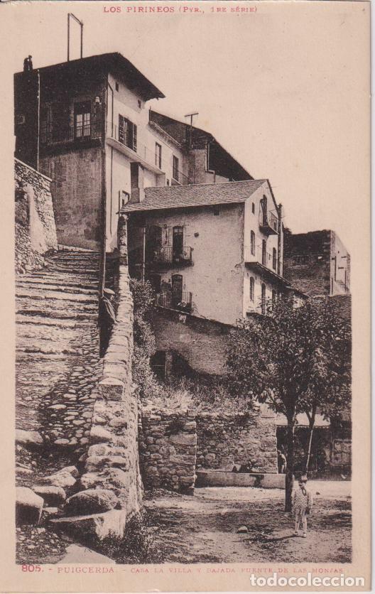 Postales: PUIGCERDA, VISTA GENERAL Y NUEVA CARRETERA &ndash; PYR.N&ordm;649 &ndash; S/C