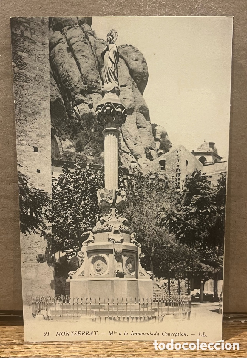 Postales: POSTAL: MONTSERRAT - MONUMENTO A LA IMMACULADA CONCEPCI&Oacute;N. N&ordm;21