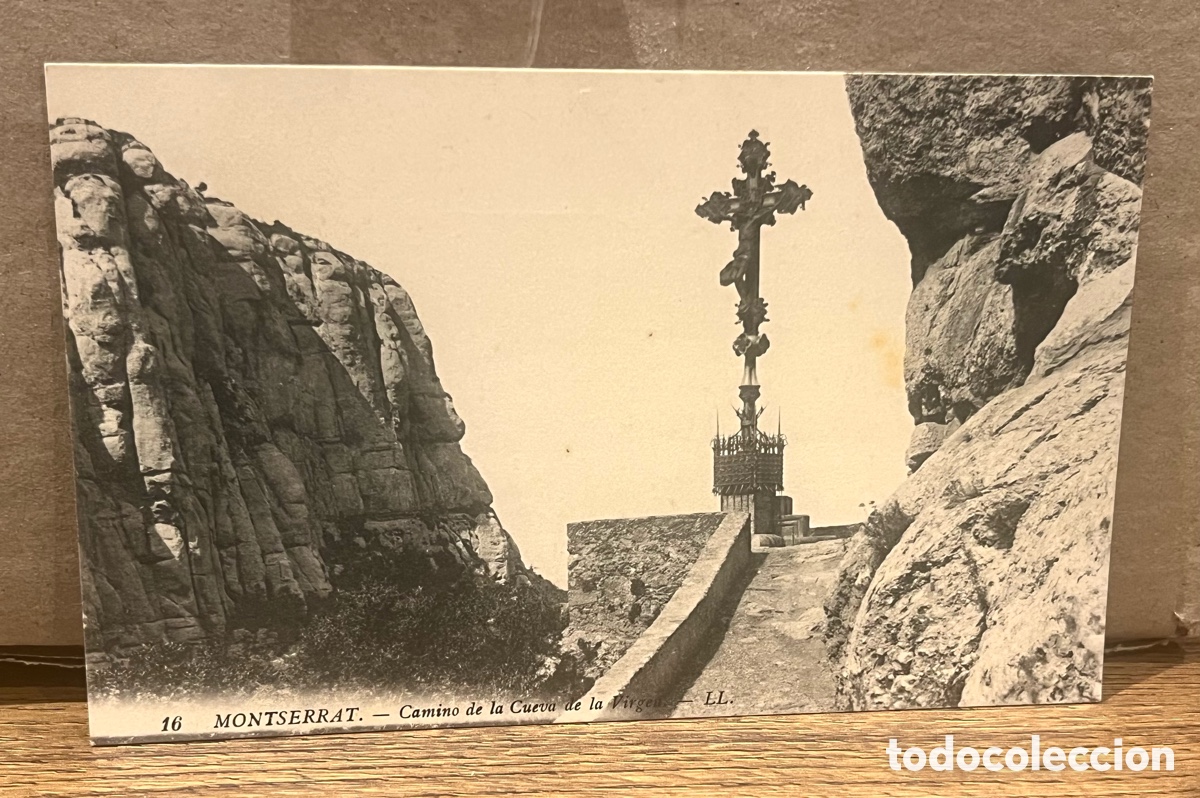 Postales: POSTAL: MONTSERRAT - CAMINO DE LA CUEVA DE LA VIRGEN. N&ordm;16
