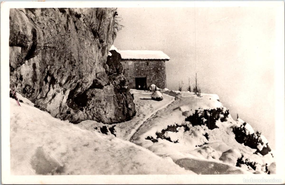 Postales: Santuario de Ntra. Sra. de Montgrony - Entrada al Santuario - Ed. Fotogr&aacute;fica- 141x90mm - LEER TEXTO
