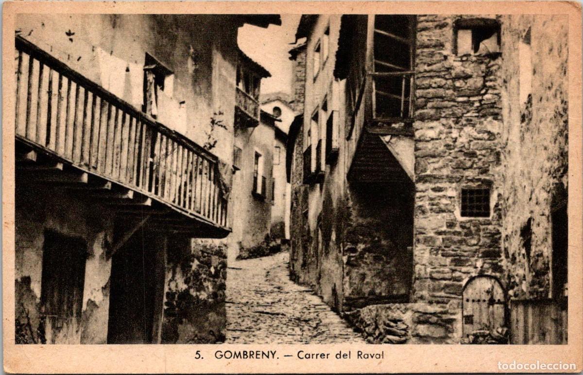 Postales: Gombreny - Carrer del Raval - H. Rieusset 5 - 141x90mm - Desde Fonda Xechs a Sant Feliu de Codinas