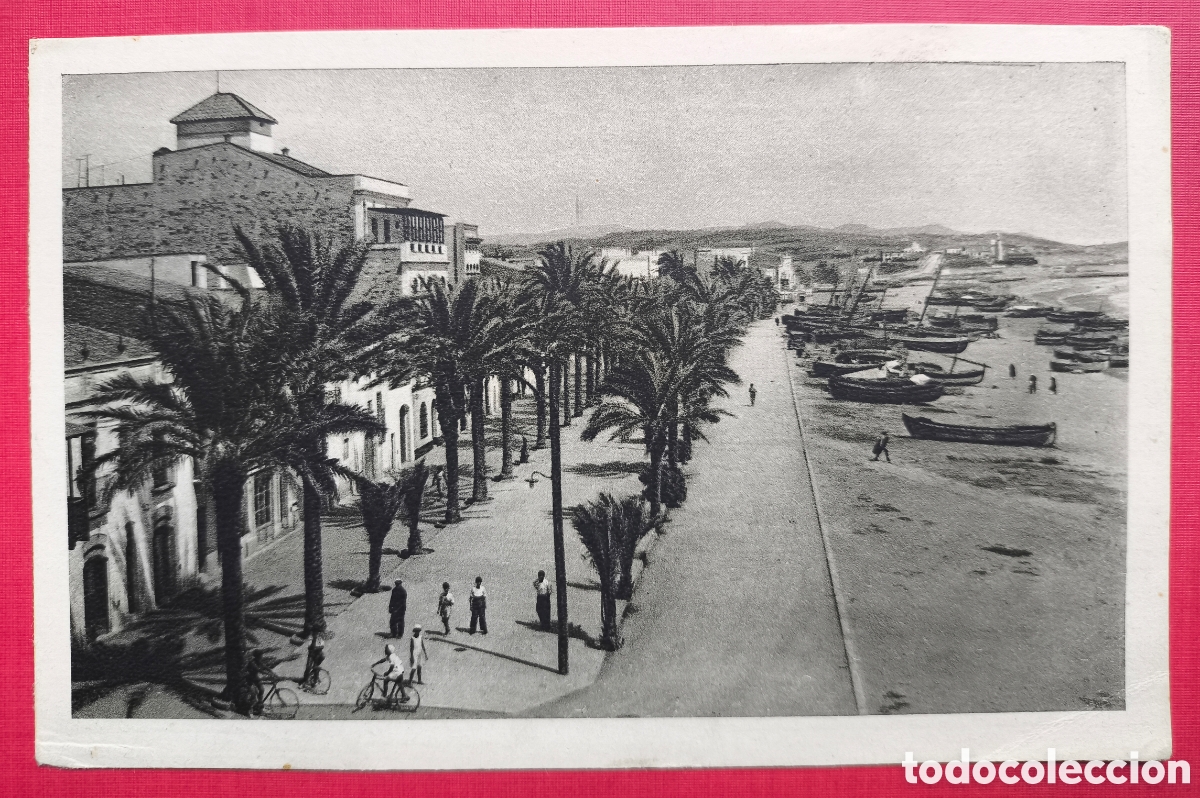 Postales: VILANOVA I LA GELTR&Uacute; PASSEIG MAR&Iacute;TIM POSTAL C. 1910