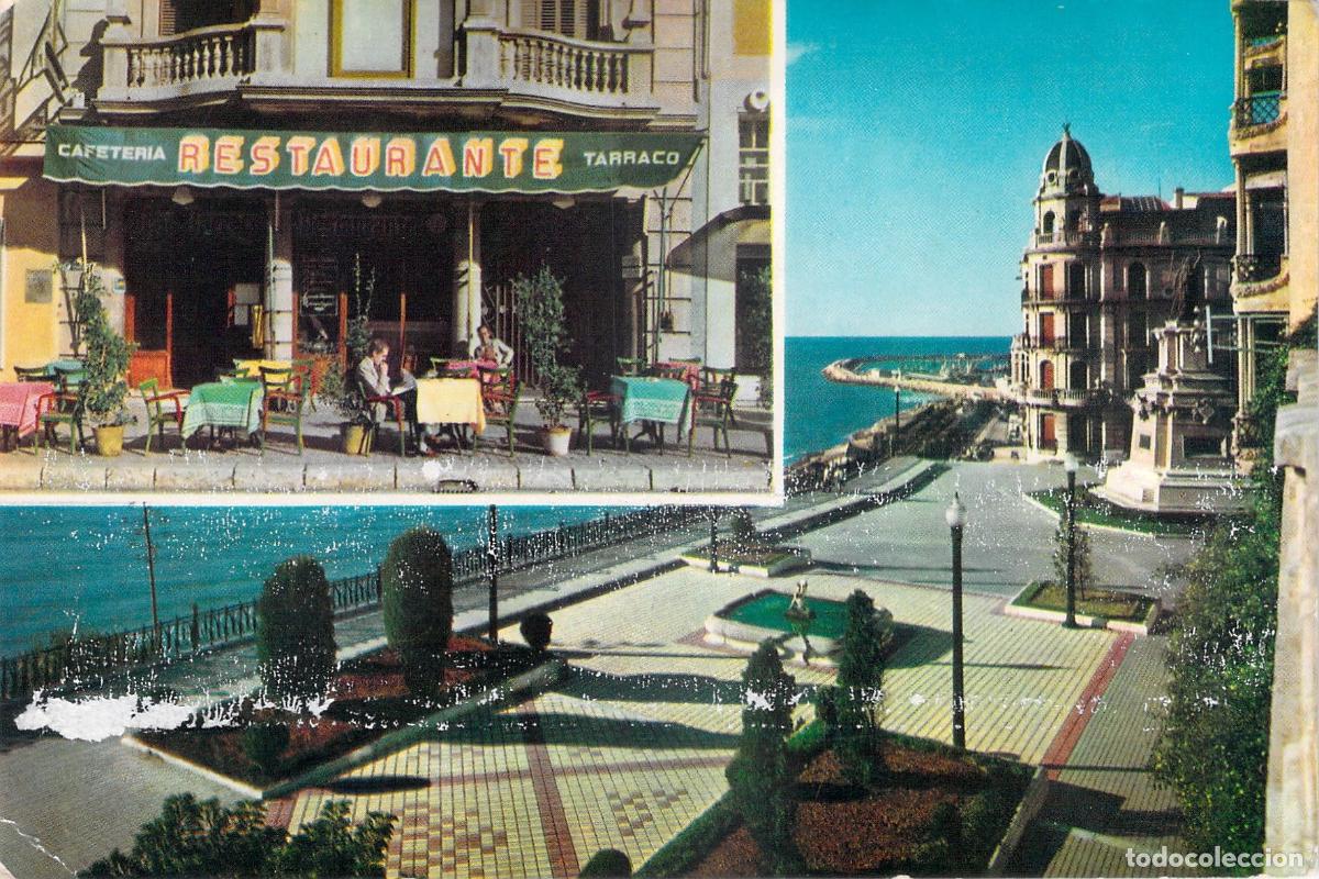 Postales: Postal Tarragona Paseo Calvo Sotelo y Restaurante Tarraco