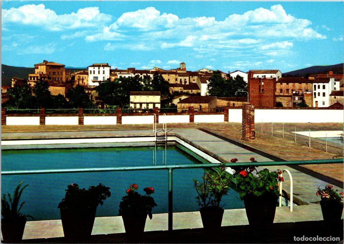 Postales: La Llacuna - Vista Parcial - Raymond 2 - 149x105mm - Piscina