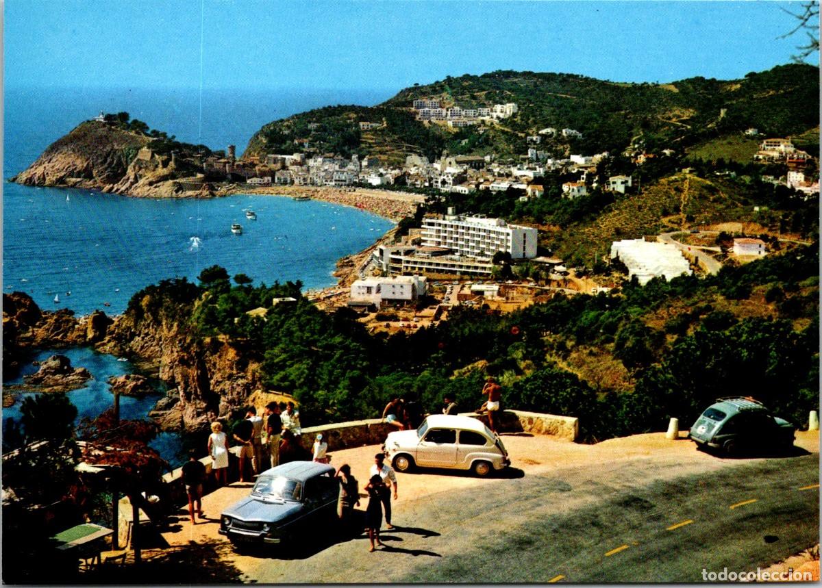 Postales: Tossa de Mar - Mirador - CyP n&ordm; GE 1701 - 147x104mm - Renault 8 - SEAT 600 x2