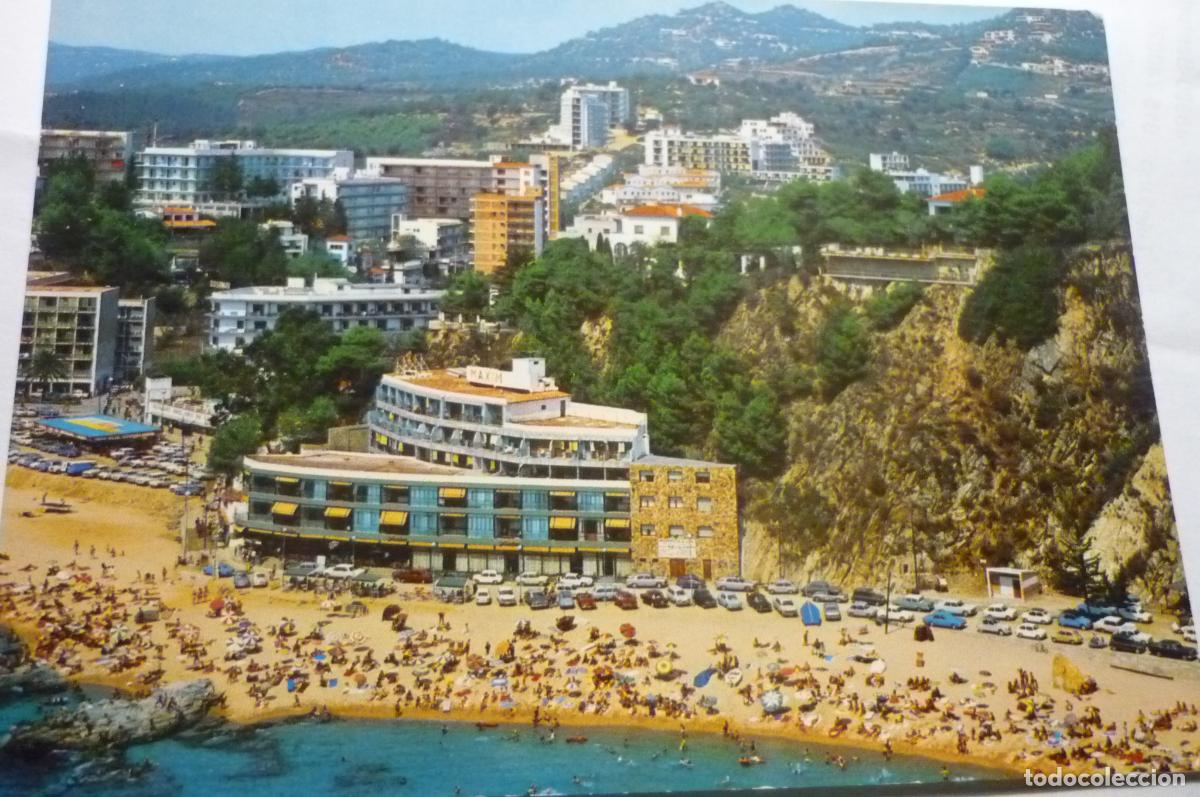 Postales: postal lloret de mar detalle playa