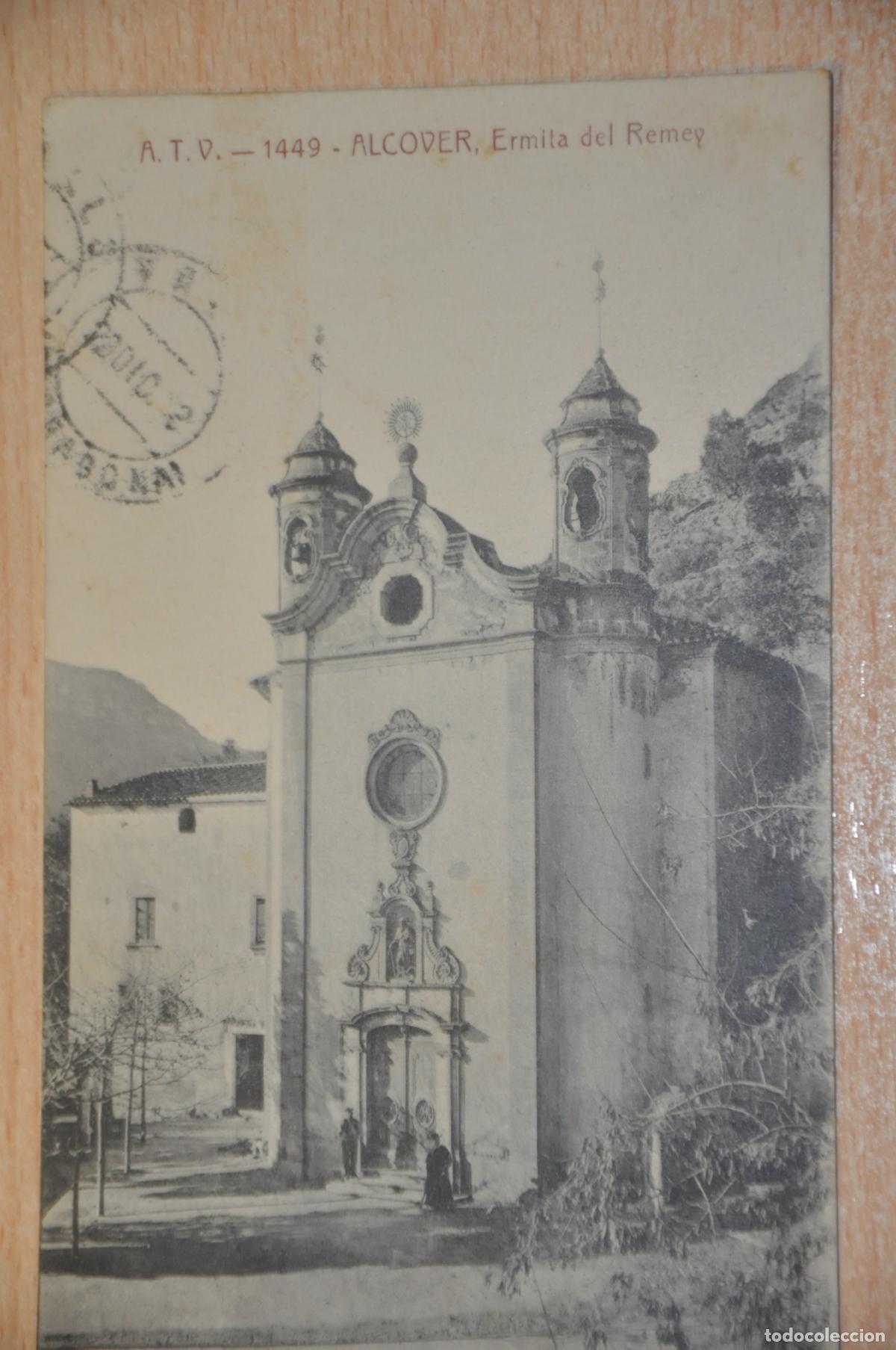 Postales: postal alcover, ermita del remey atv 1449