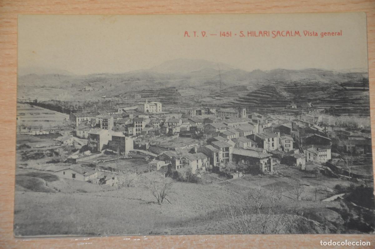 Postales: postal s.hilari sacalm, vista general atv 1451