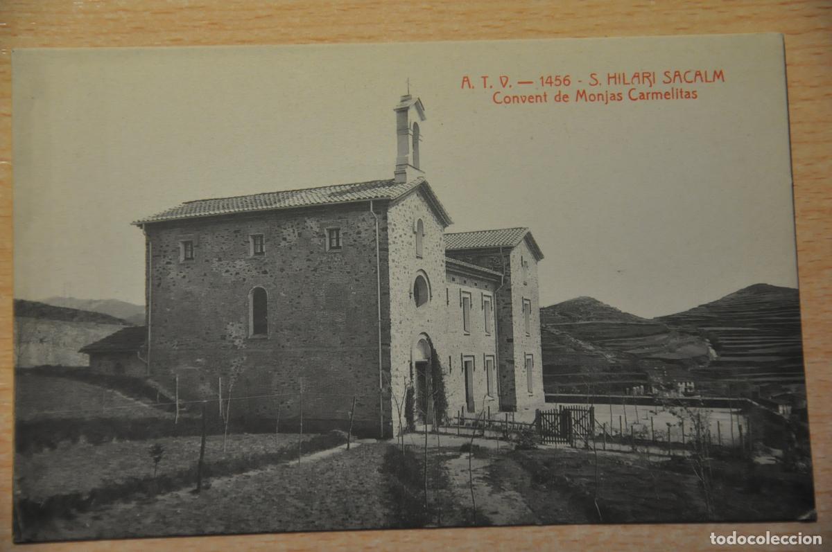Postales: postal s.hilari sacalm, convent de monjas carmelitas atv 1456