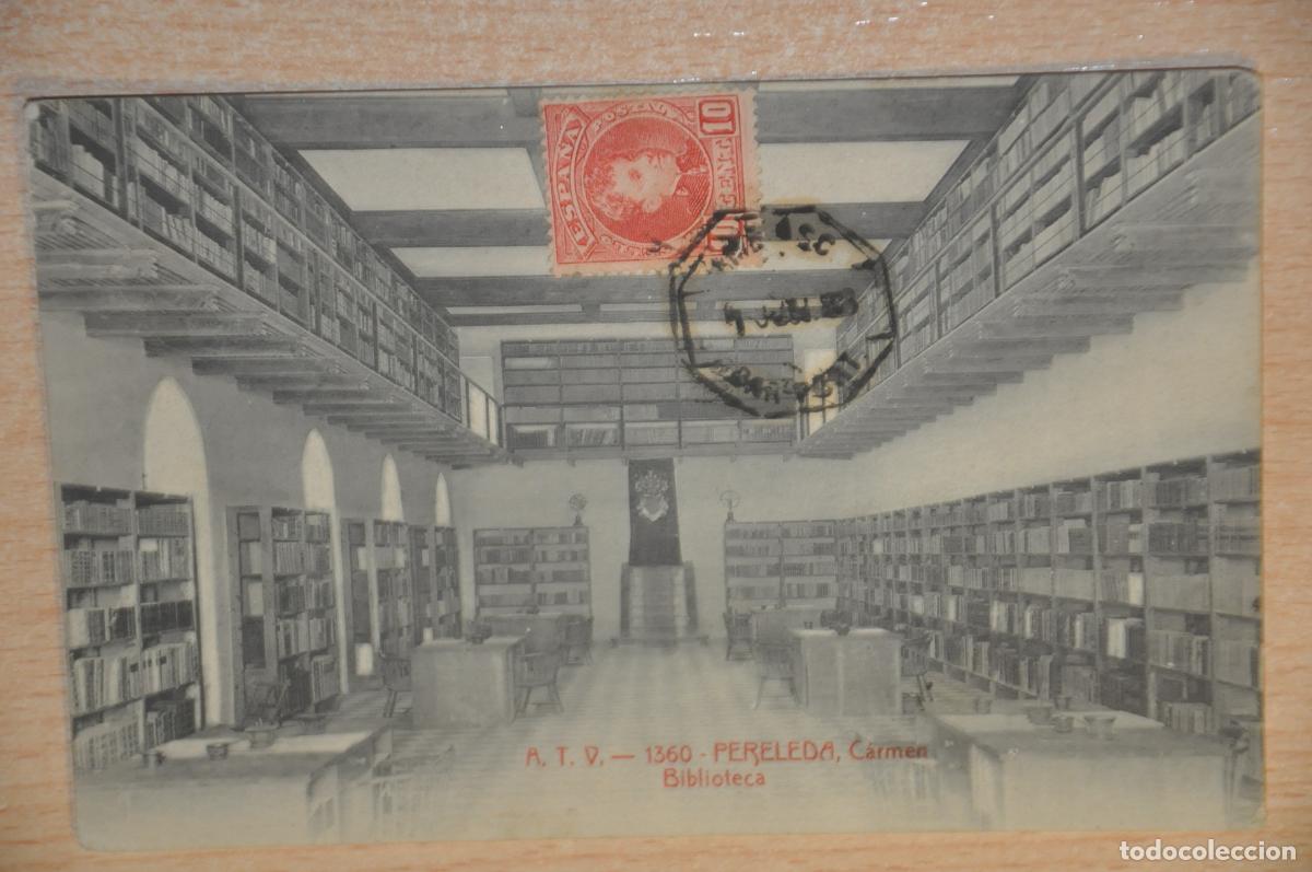 Postales: postal perelada, carmen biblioteca atv 1360