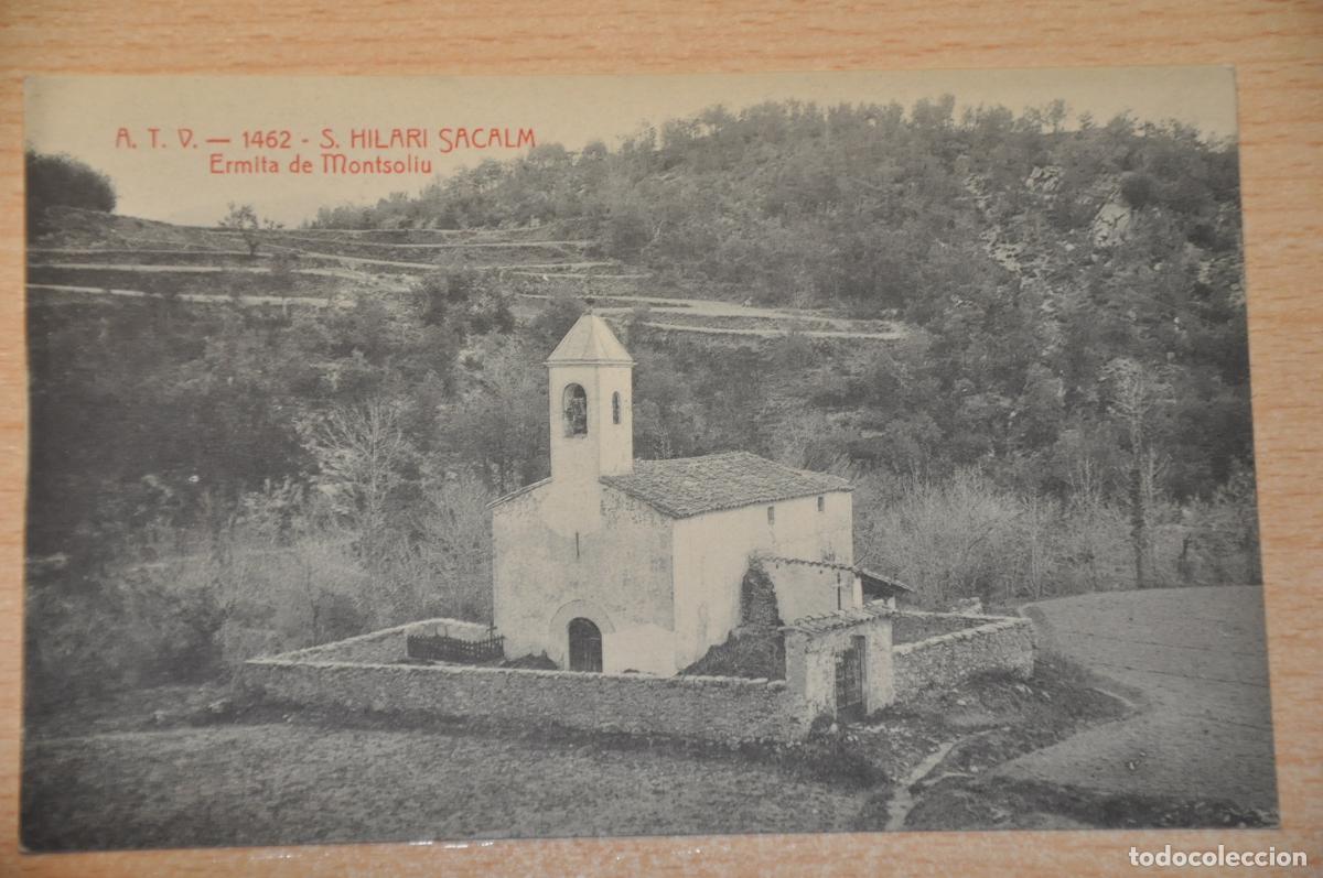Postales: postal s.hilari sacalm, ermita de montsoliu atv 1462