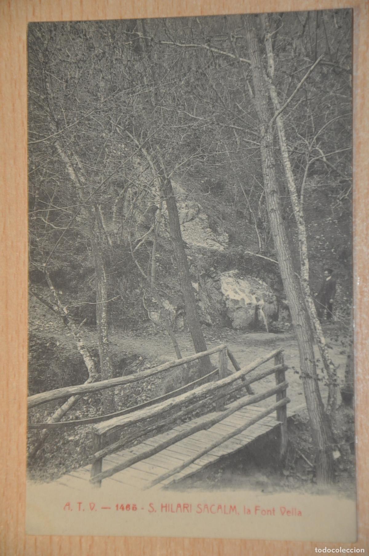Postales: postal s.hilari sacalm, la font vella atv 1465
