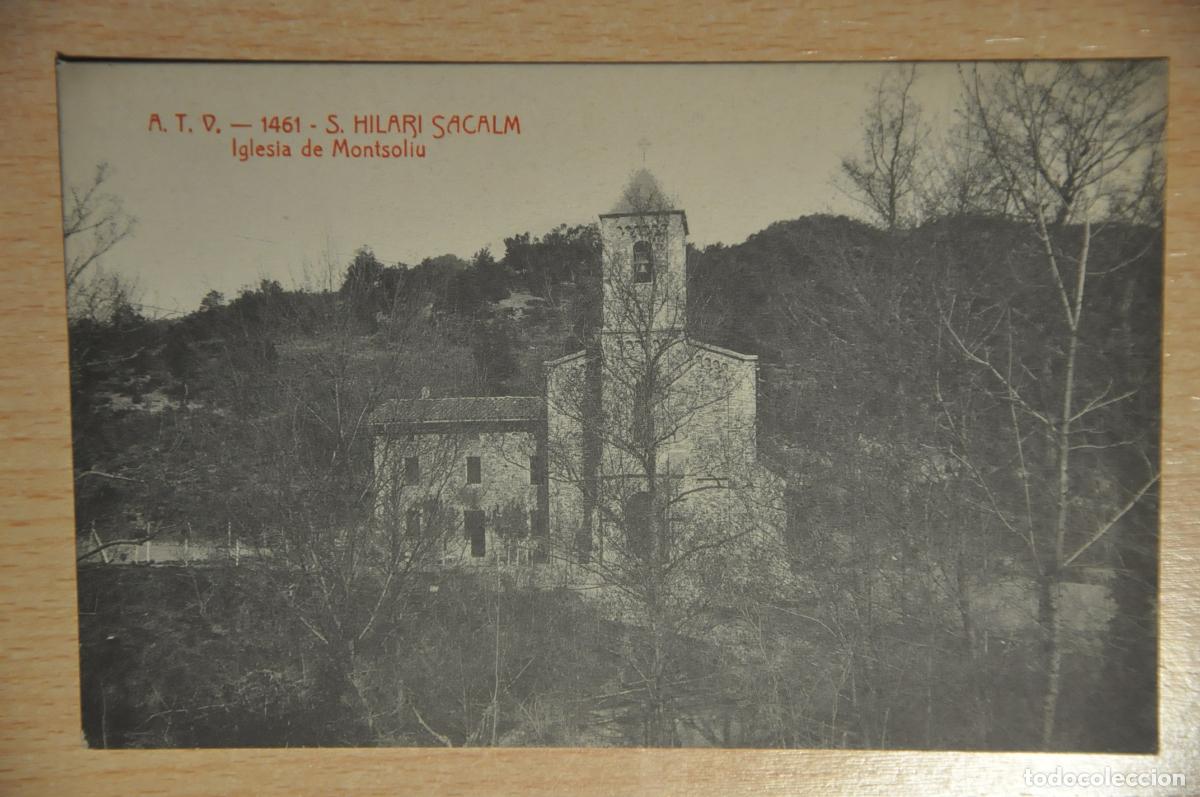 Postais: postal s.hilari sacalm, iglesia de montsoliu atv 1461