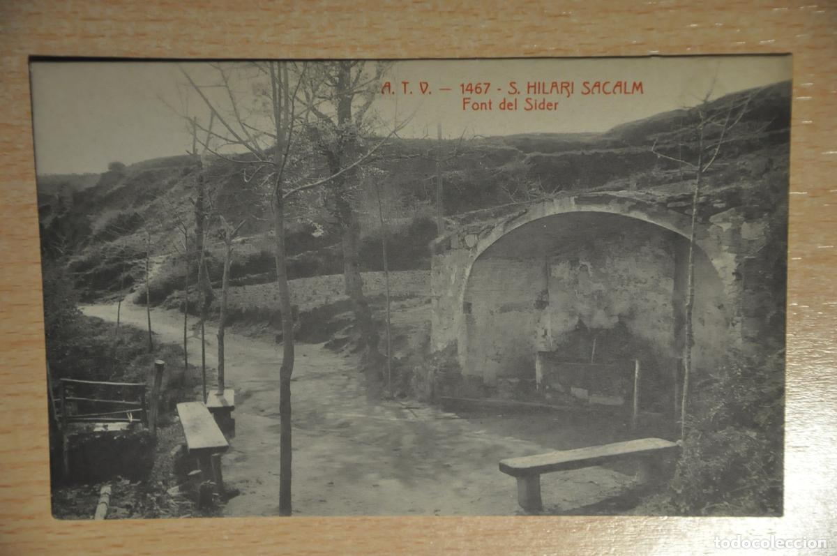 Postais: postal s.hilari sacalm, font del sider atv 1467
