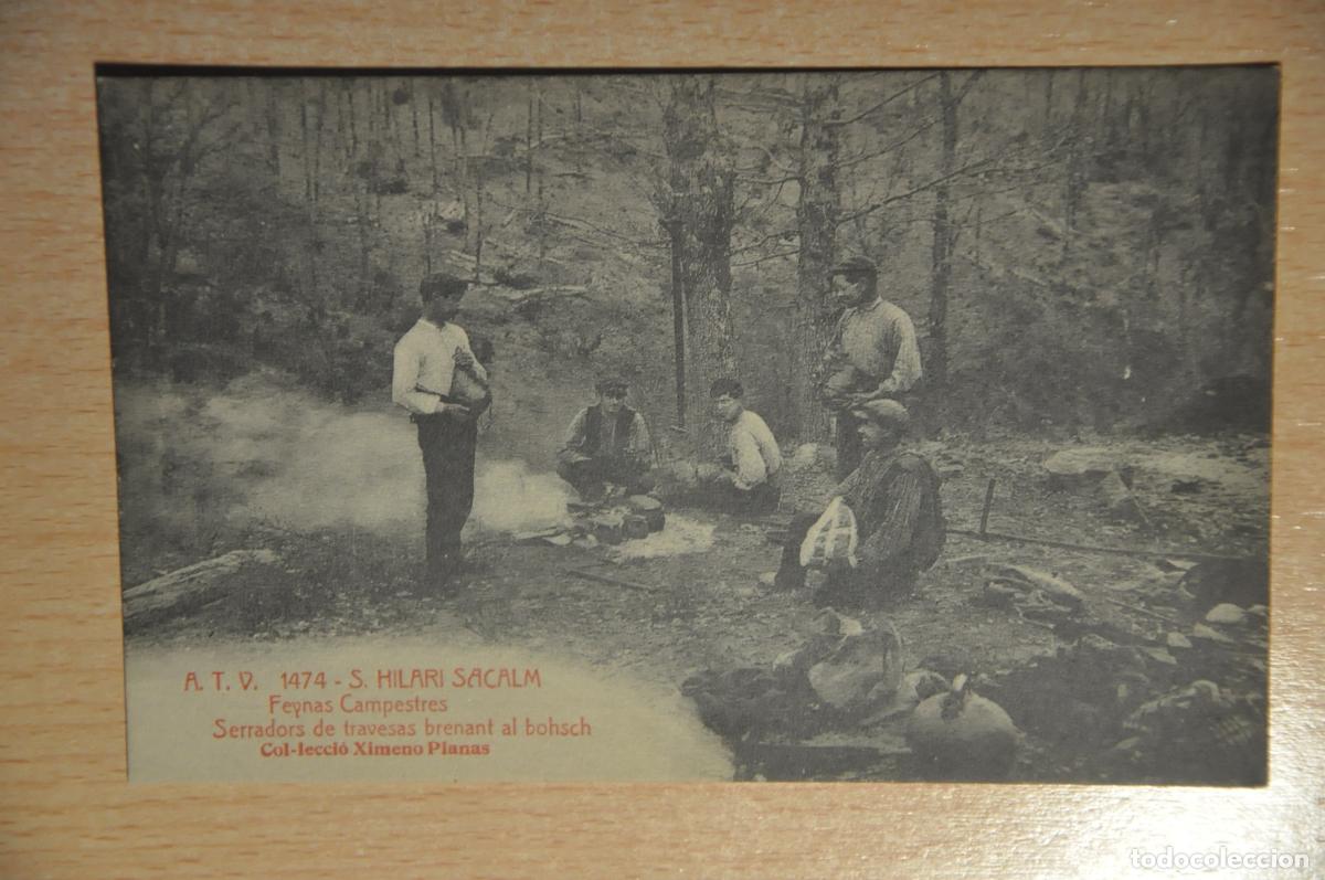 Postais: postal s.hilari sacalm, feynas campestres serradors atv 1474