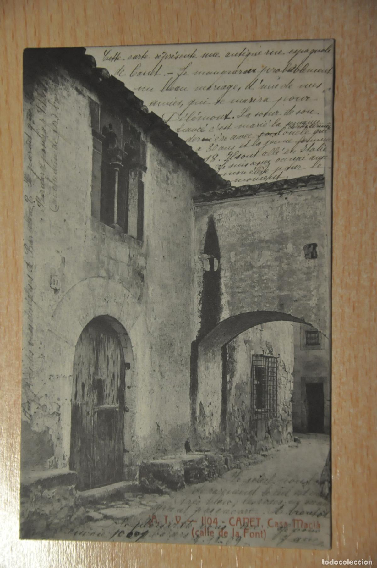 Postales: postal canet, casa macia atv 1104