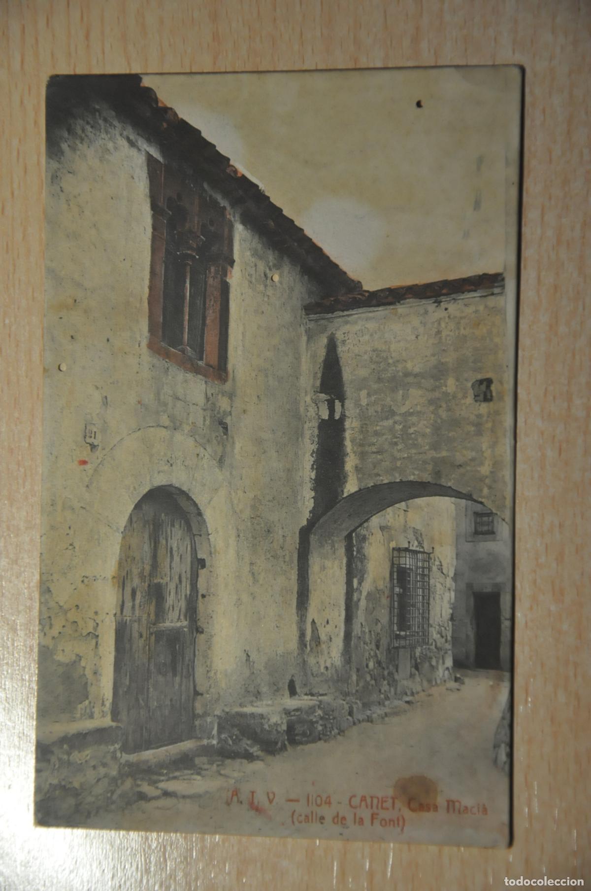Postales: postal canet, casa macia atv 1104