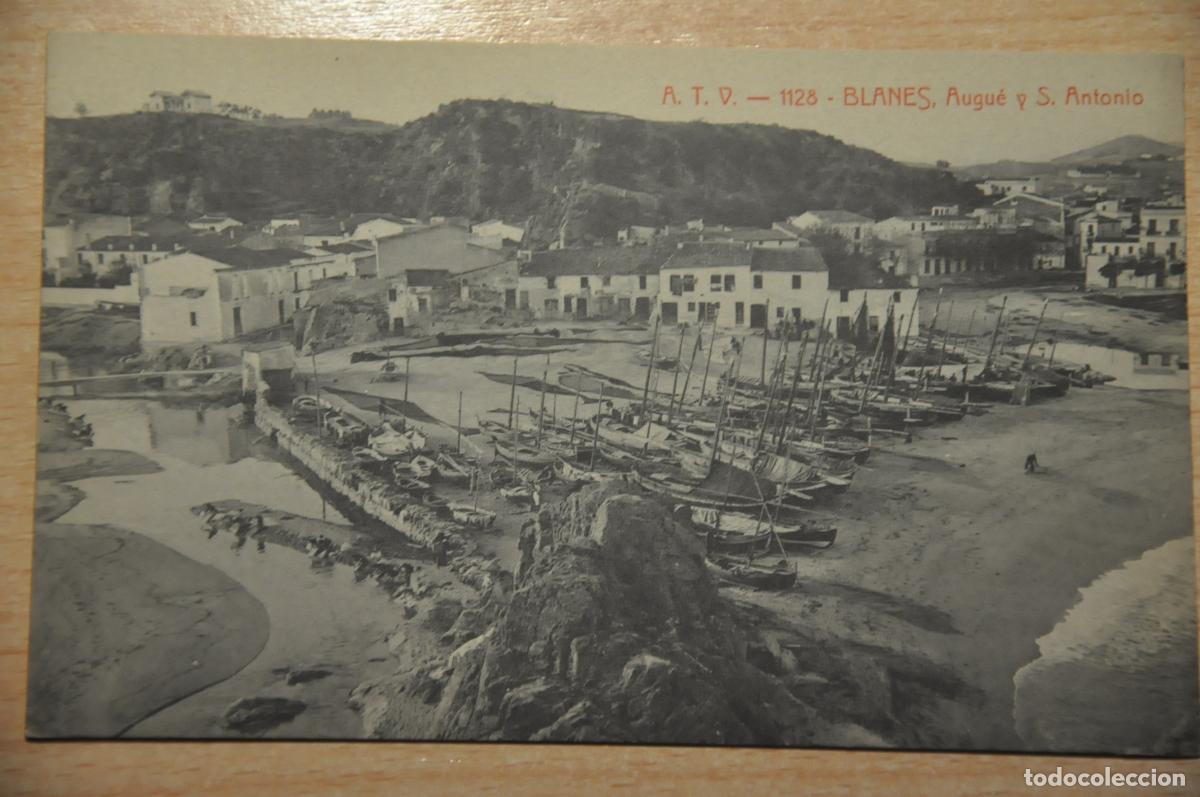 Postales: postal blanes, augue y s.antonio atv 1128