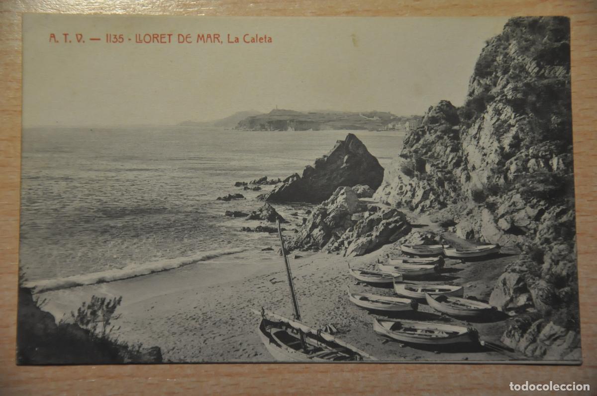 Postales: postal lloret de mar, la caleta atv 1135