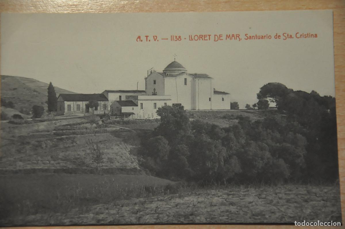 Postales: postal lloret de mar, santuario de sta. cristina atv 1138