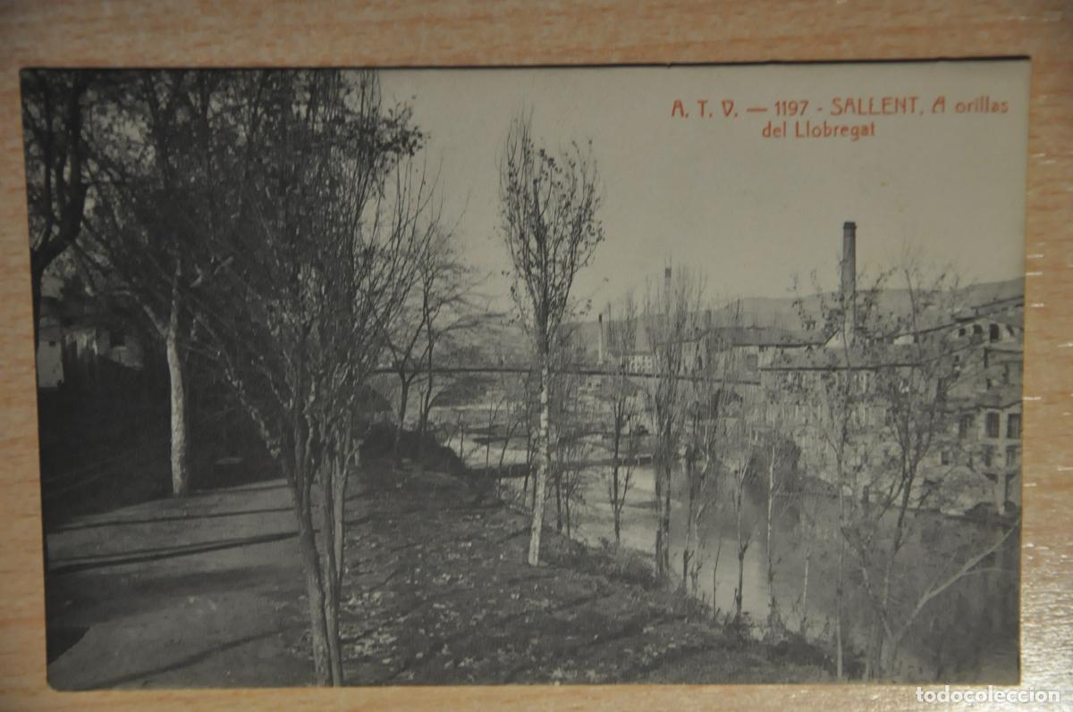 Postales: postal sallent, a orillas del llobregat atv 1197