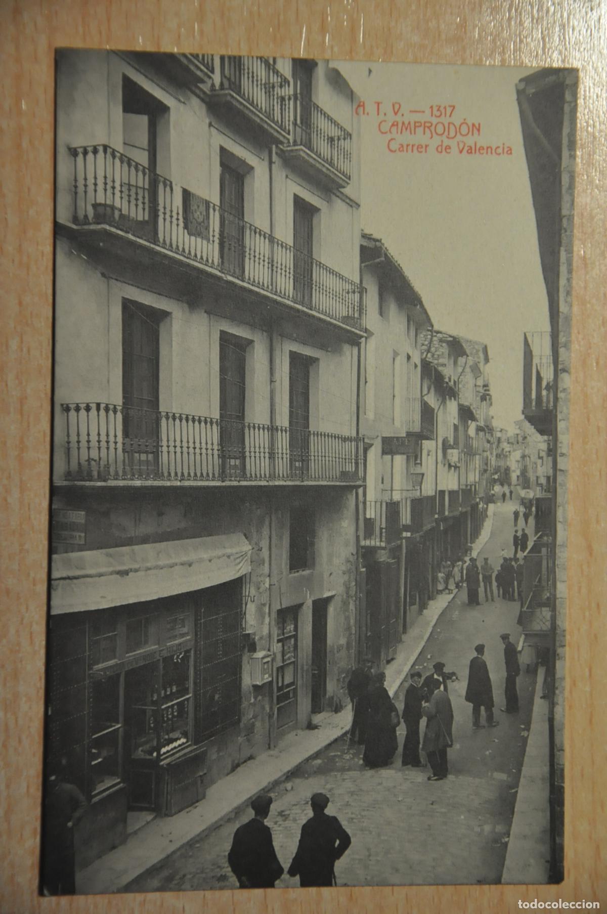Postales: postal camprodon, carrer de valencia atv 1317