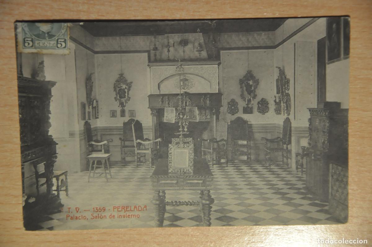 Postales: postal perelada, palacio salon de invierno atv 1359