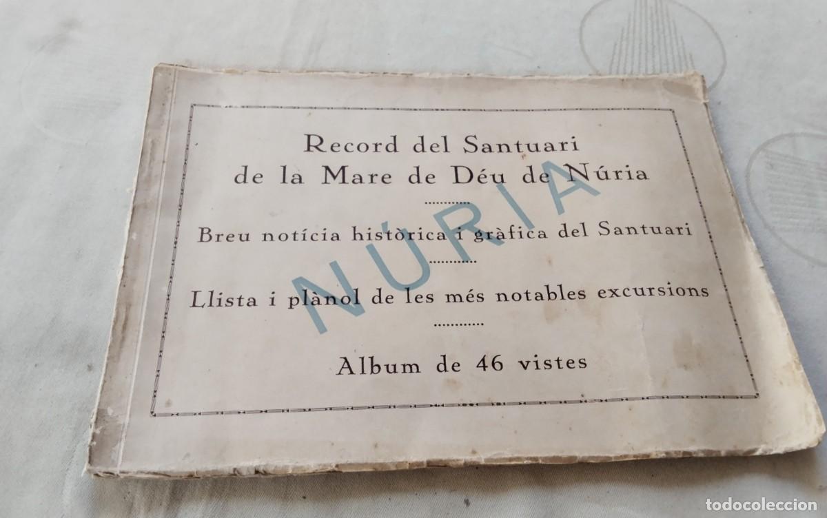 Postales: NURIA , LIBRO RECUERDO CON 46 VISTAS MUY ANTIGUO IMPRESO EN TALLERES SANTIAGO MUMBRU , MUY RARO
