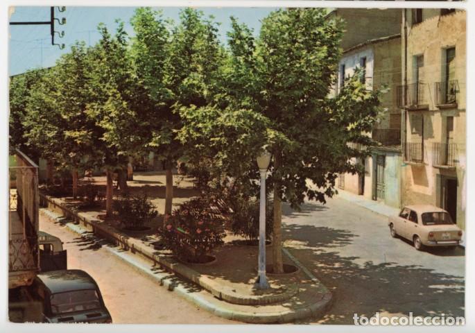 Postales: m11770 Benissanet Plaza Del Generalisimo Y Calle San Jorge 1970 Vista Crom N&ordm;2 escrita seat 850