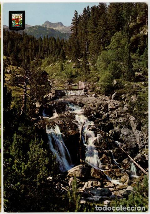 Postales: m11820 Salardu Colomes Cascada 1966 Escudo De Oro N&ordm;2294 sc