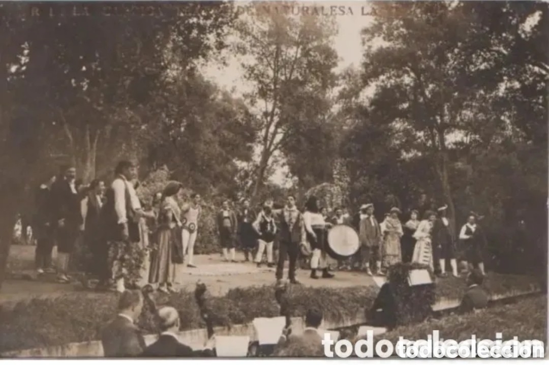 Postales: R.I. LA GARRIGA (BARCELONA) - TEATRO DE NATURALES LA VIOLA D&acute;OR