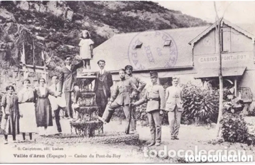 Postales: CASINO DE PUENTE DE REY - VALLE DE AR&Aacute;N (L&Eacute;RIDA) - G. CAMPISTRONS, EDI. LUSHON