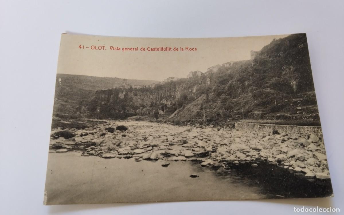 Postales: OLOT -CASTELLFULLIT DE LA ROCA , POSTAL ANTIGUA , BLANCO Y NEGRO