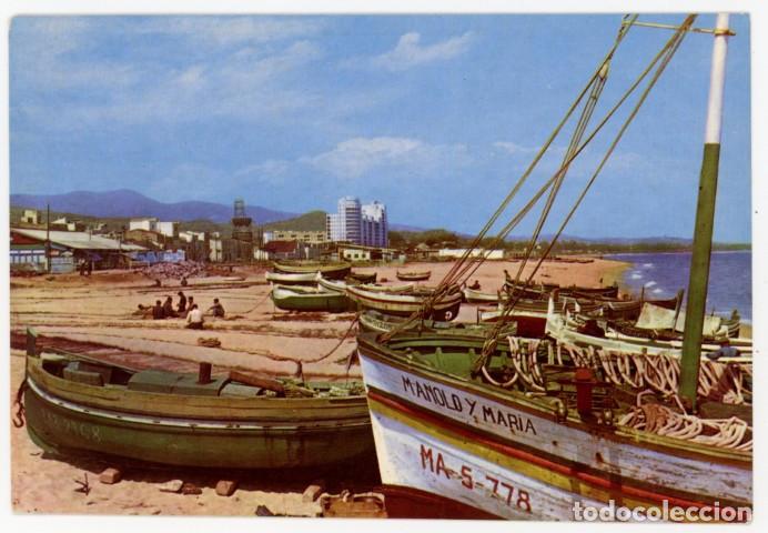 Postales: m11843 Mataro Vista De La Playa 1962 Valman N&ordm;571 escrita
