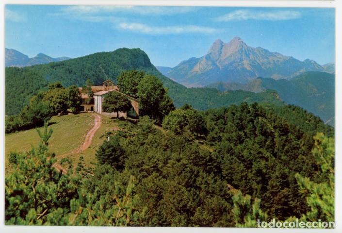 Postales: m11856 Pobla De Lillet Santuario De Falgars 1969 Armenteras sc pedraforca al fons