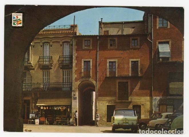 Postales: m11882 La Jonquera Calle Jose Antonio Plaza Mayor 1965 Escudo De Oro N&ordm;1914 sc seat 1500