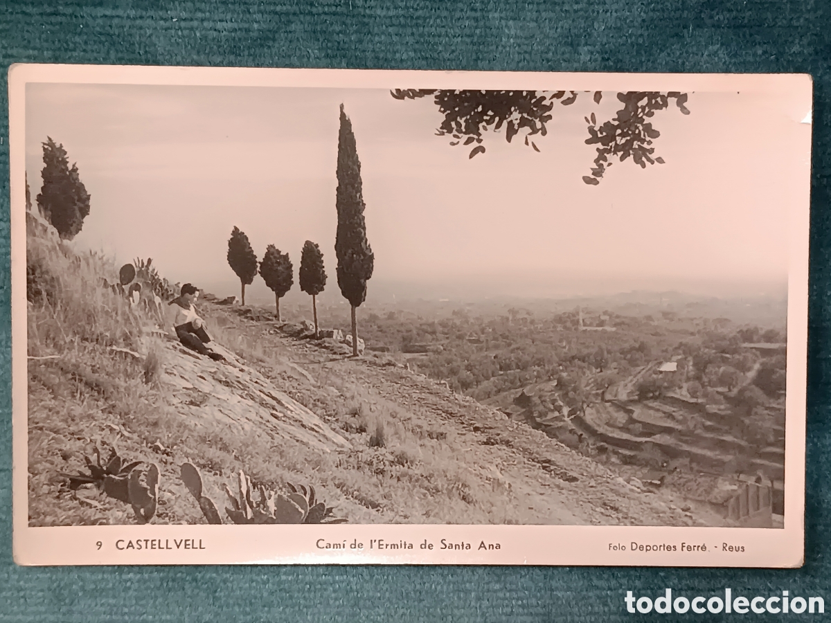 Postales: 9 CASTELLVELL. Cam&iacute; de l'Ermita de Santa Ana