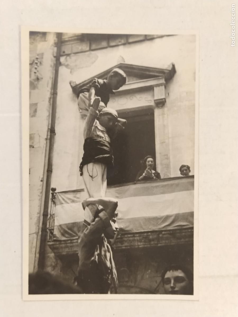 Postales: VENDRELL - CASTELLERS - FOTO CUYAS - FOTOGRAFICA - POSTAL ANTIGUA -(116.151)
