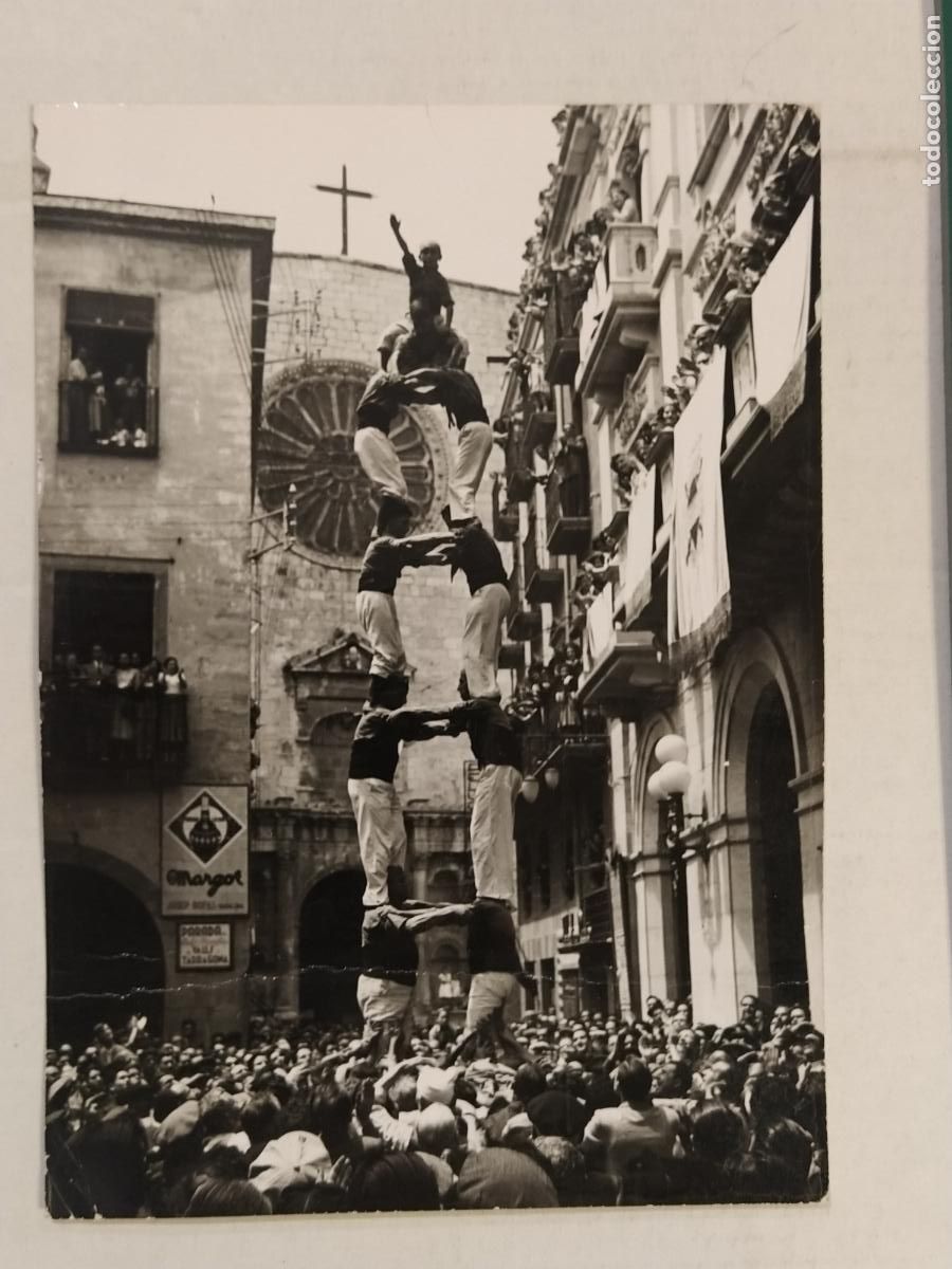Postales: VALLS - XIQUETS DE VALLS - CASTELLERS - EL DOS DE SET - FOTO GURI - POSTAL ANTIGA -(116.203)