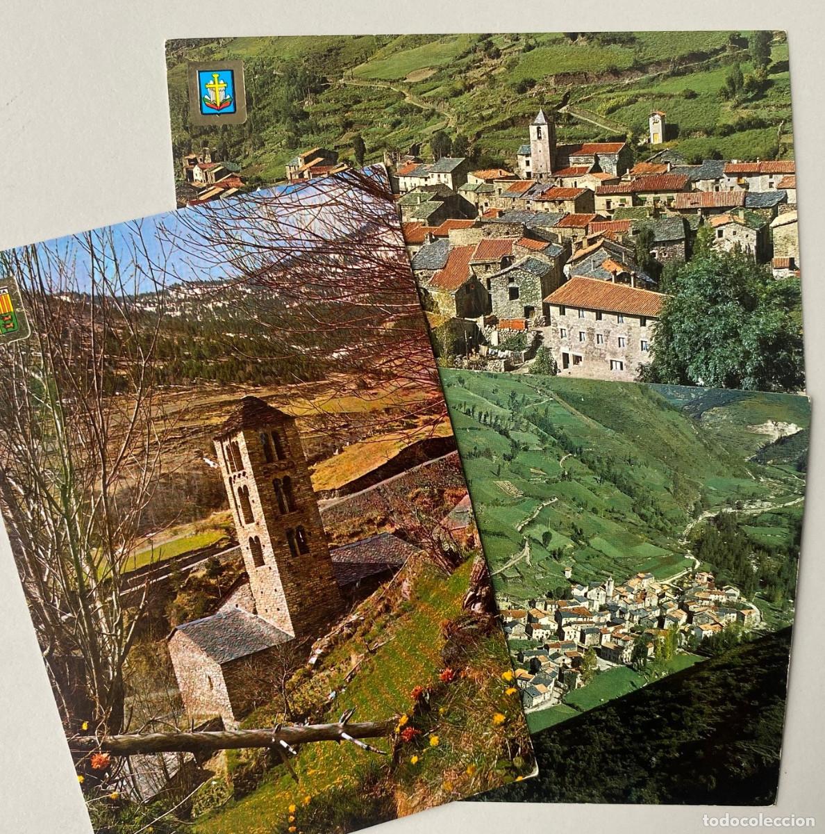 Postales: 3 postales Pirineo: Setcases (Catalunya) y Pal (Andorra), Ed. Escudo de Oro, a&ntilde;os 1970