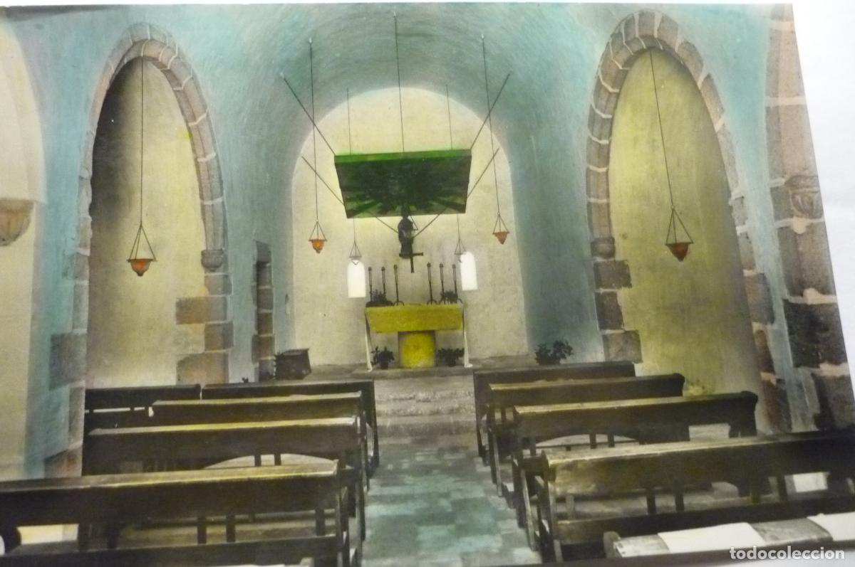 Postales: postal riells del montseny hostal bell-lloc interior coloreada circulada cm