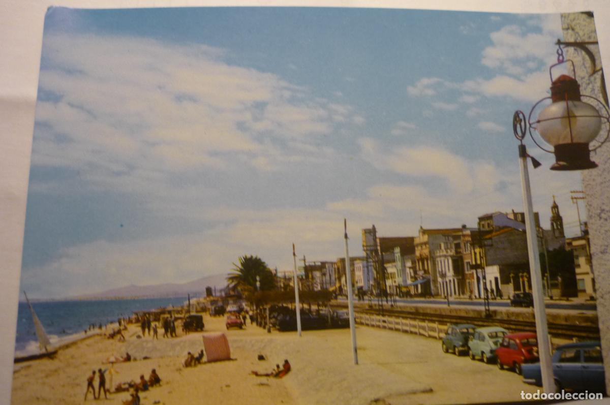 Postales: postal premia mar,.playa parcial coches cm