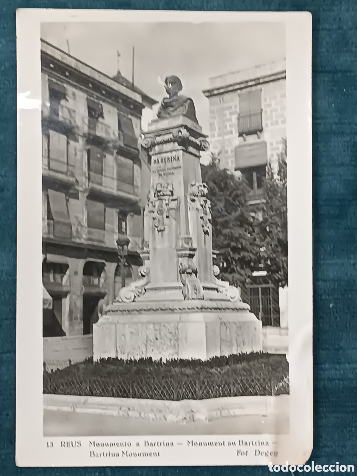 Postales: 13 REUS. Monumento a Bartrina