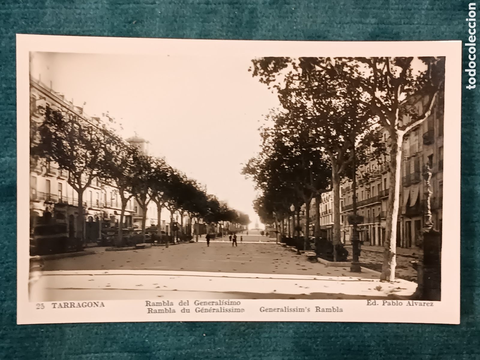 Postales: 25 TARRAGONA. Rambla del General&iacute;simo
