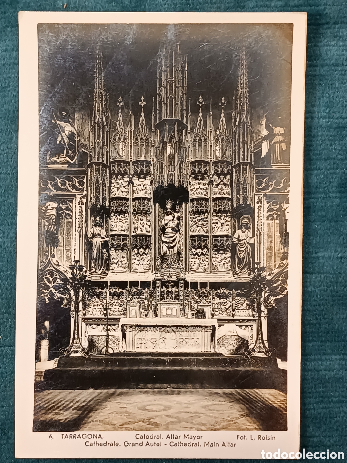 Postales: 6 TARRAGONA. Catedral. Altar Mayor