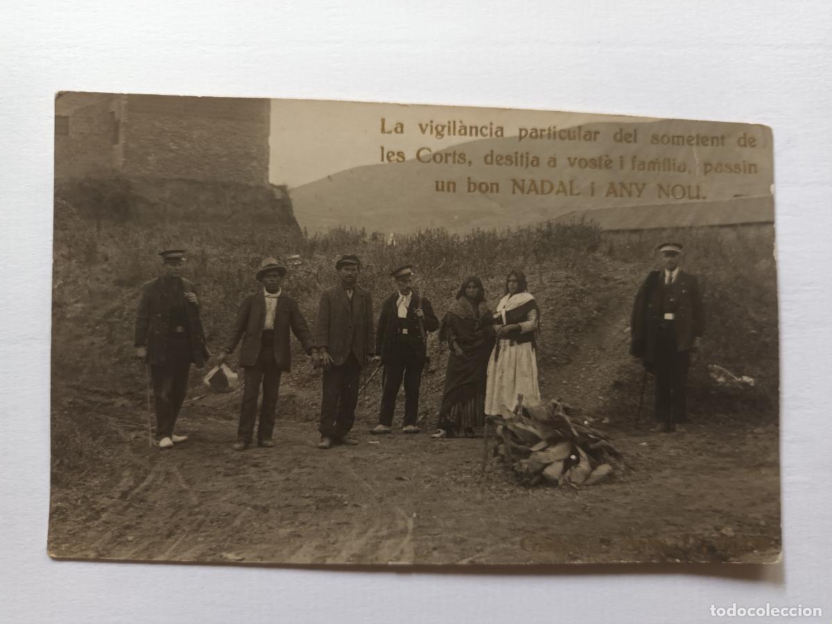 Postales: POSTAL FOTOGRAFICA LA VIGIL&Agrave;NCIA PARTICULAR DEL SOMETENT DE LES CORTS. BON NADAL I ANY NOU