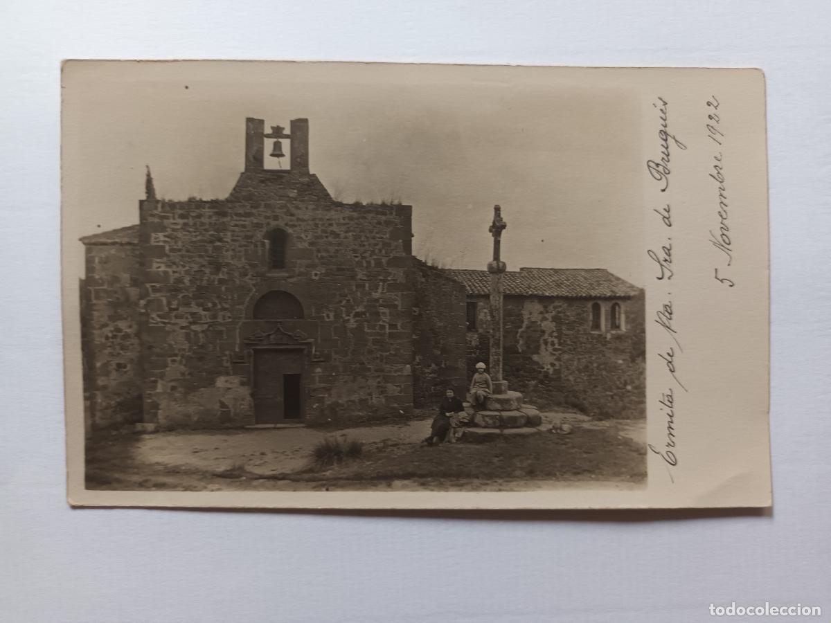Postales: POSTA FOTOGRAFICA ERMITA DE NUESTRA SE&Ntilde;ORA DE BRUGUES 1922